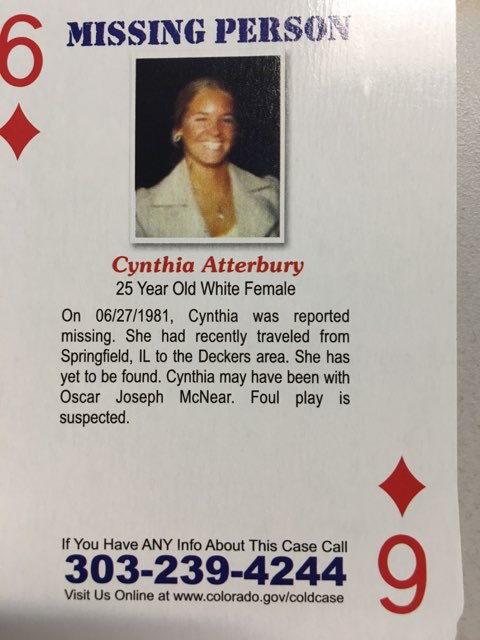 Case photo 2 for Cynthia  Atterbury (FEMALE)