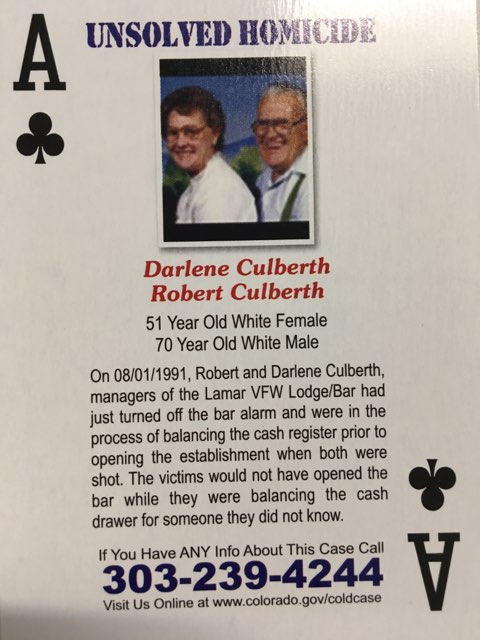 Case photo 2 for Darlene  Culberth (FEMALE)