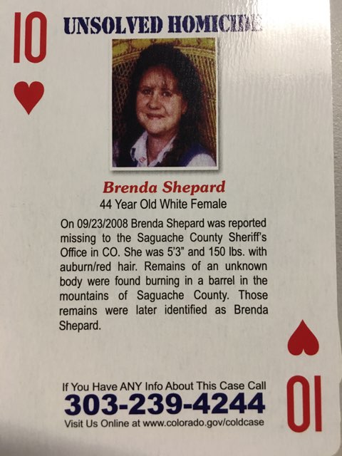 Case photo 2 for Brenda   Shepard (FEMALE)