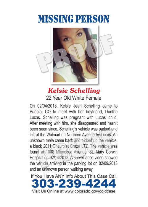 Case photo 1 for Kelsie Jean  Schelling (FEMALE)