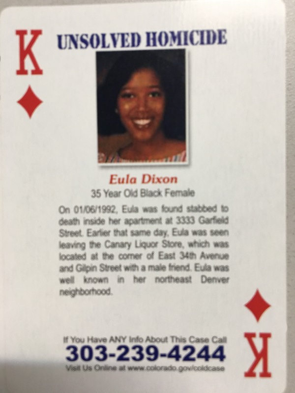 Case photo 2 for Eula  Dixon (FEMALE)