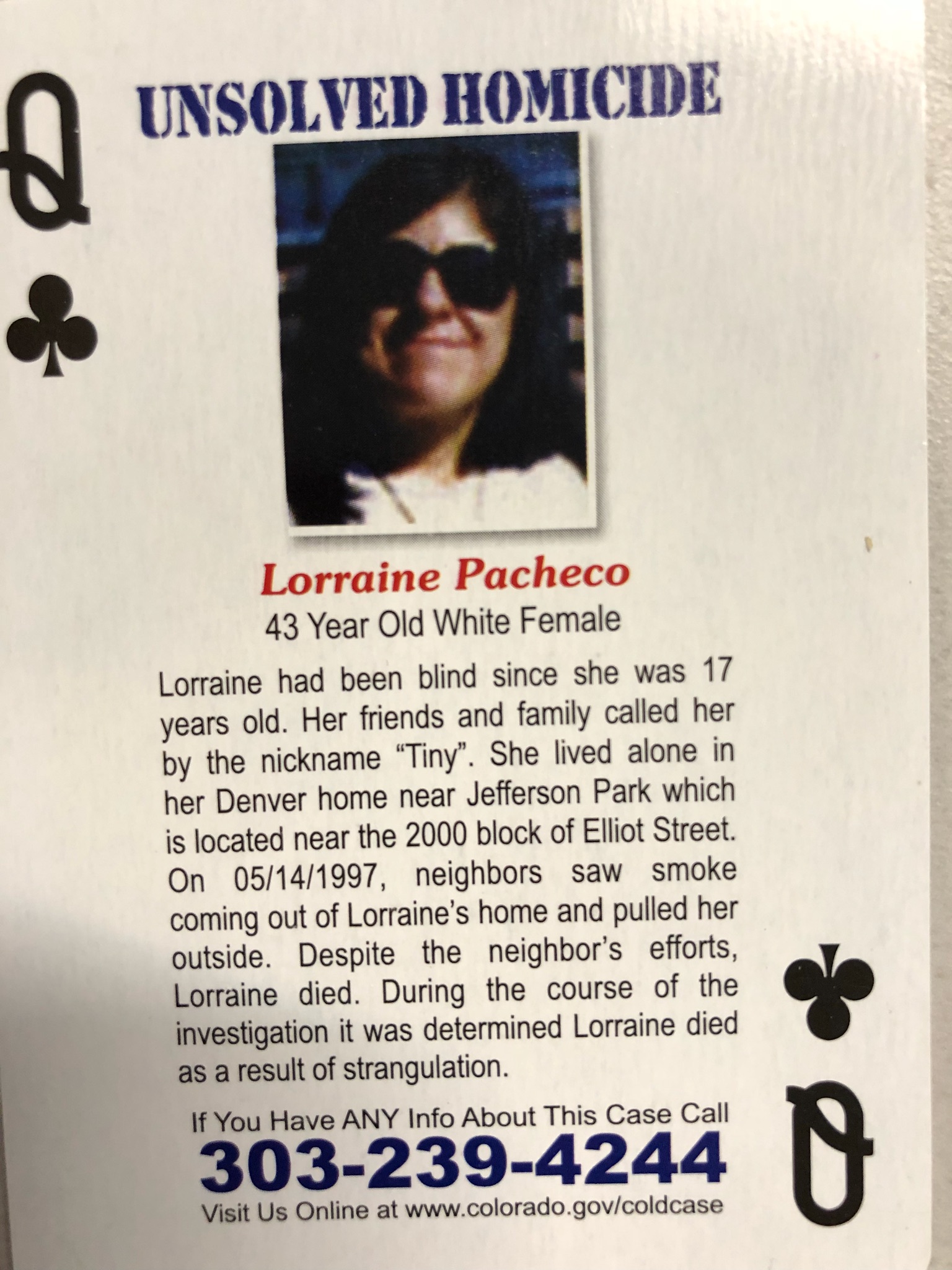 Case photo 3 for Lorraine  Pacheco (FEMALE)